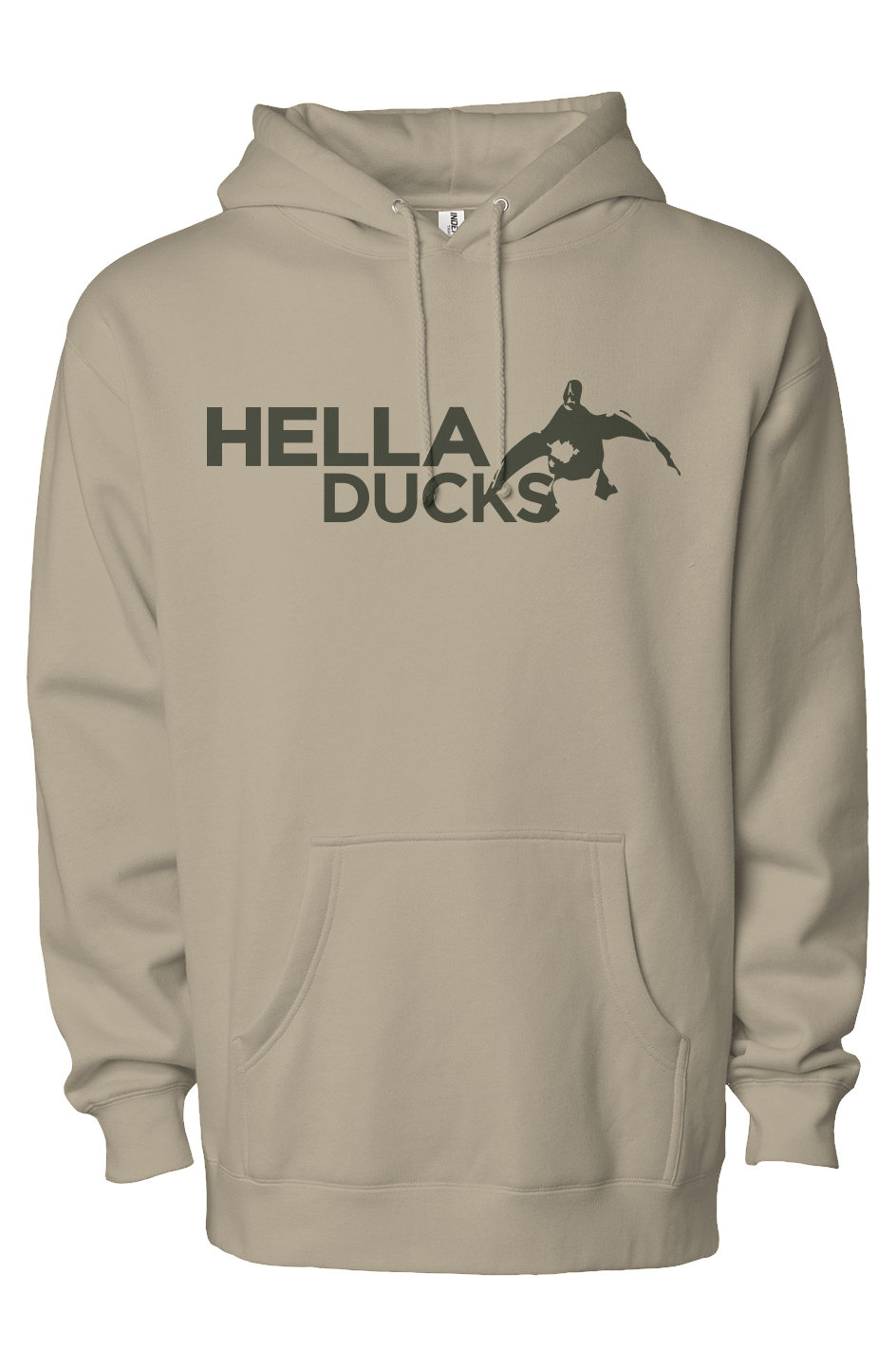 Hella Ducks Heavyweight Hoodie - Sandstone – Hella Ducks Co. Store