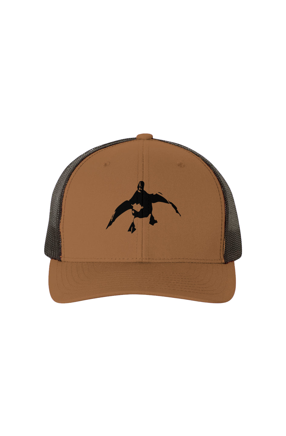 black mesh trucker hat