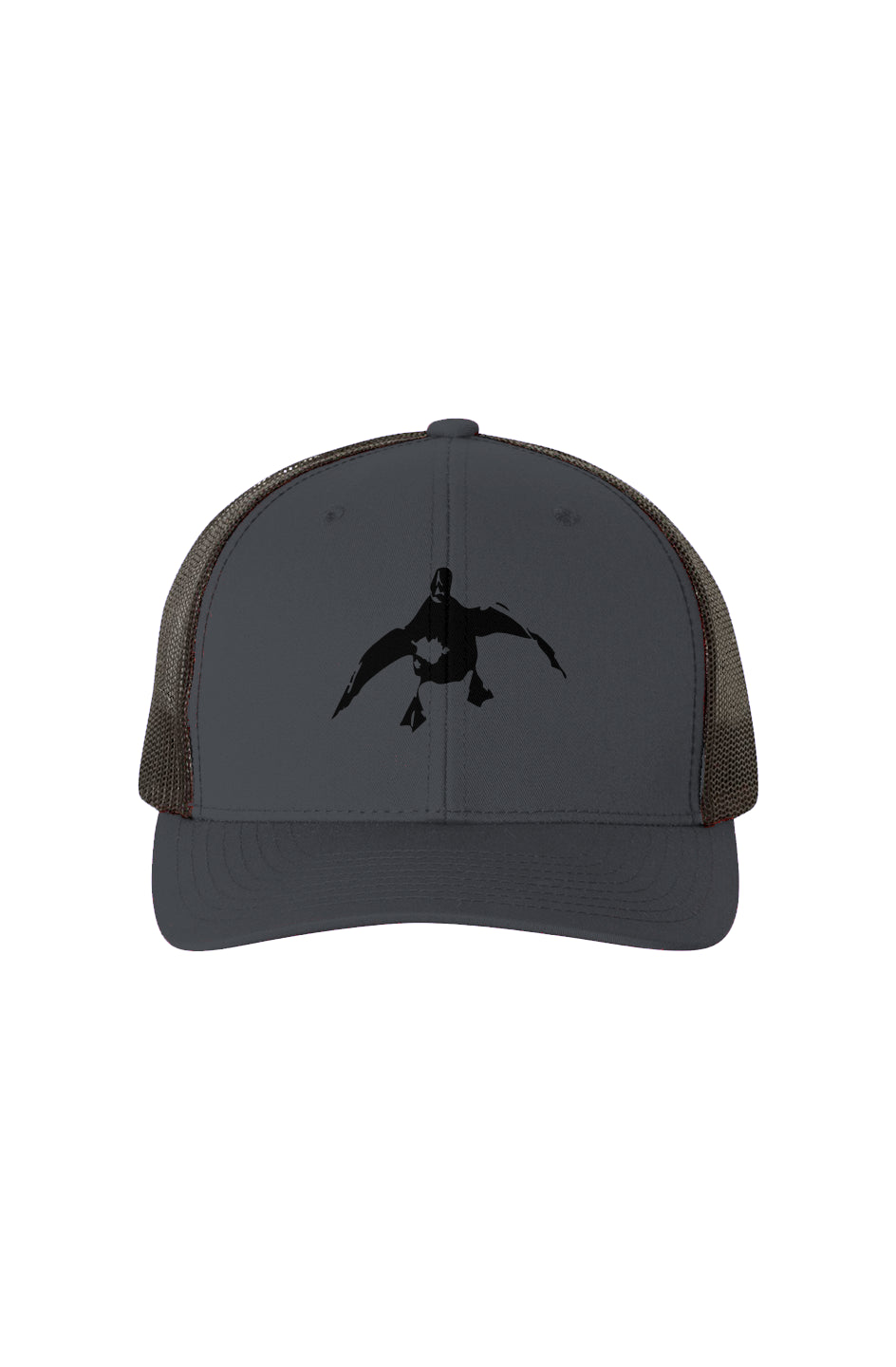 black mesh trucker hat