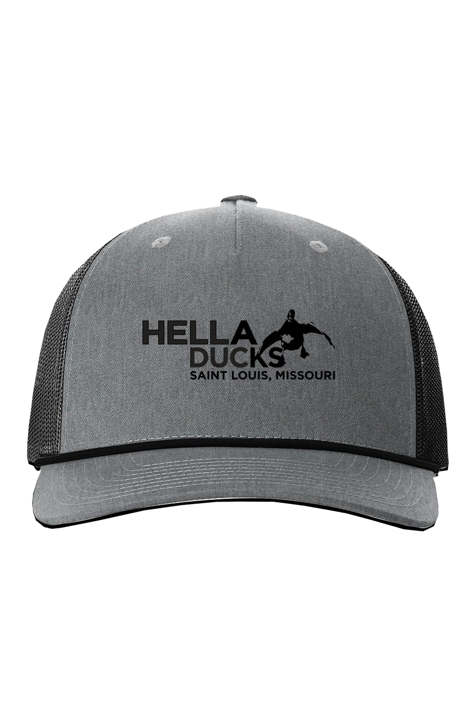 five-panel trucker with rope hat