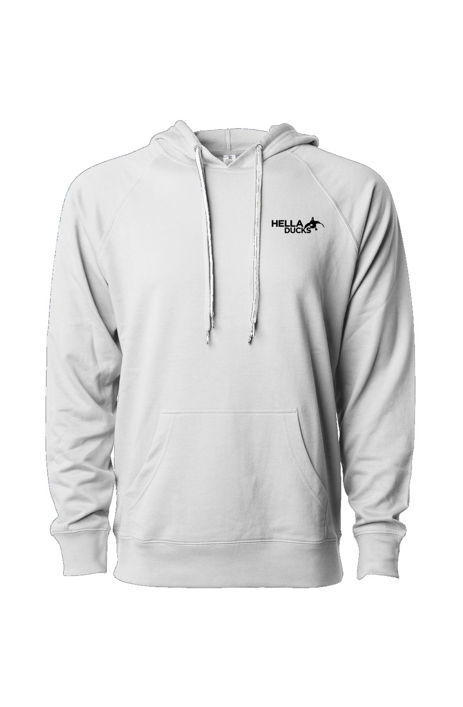 Loopback Terry Hoodie - Snow Ducks