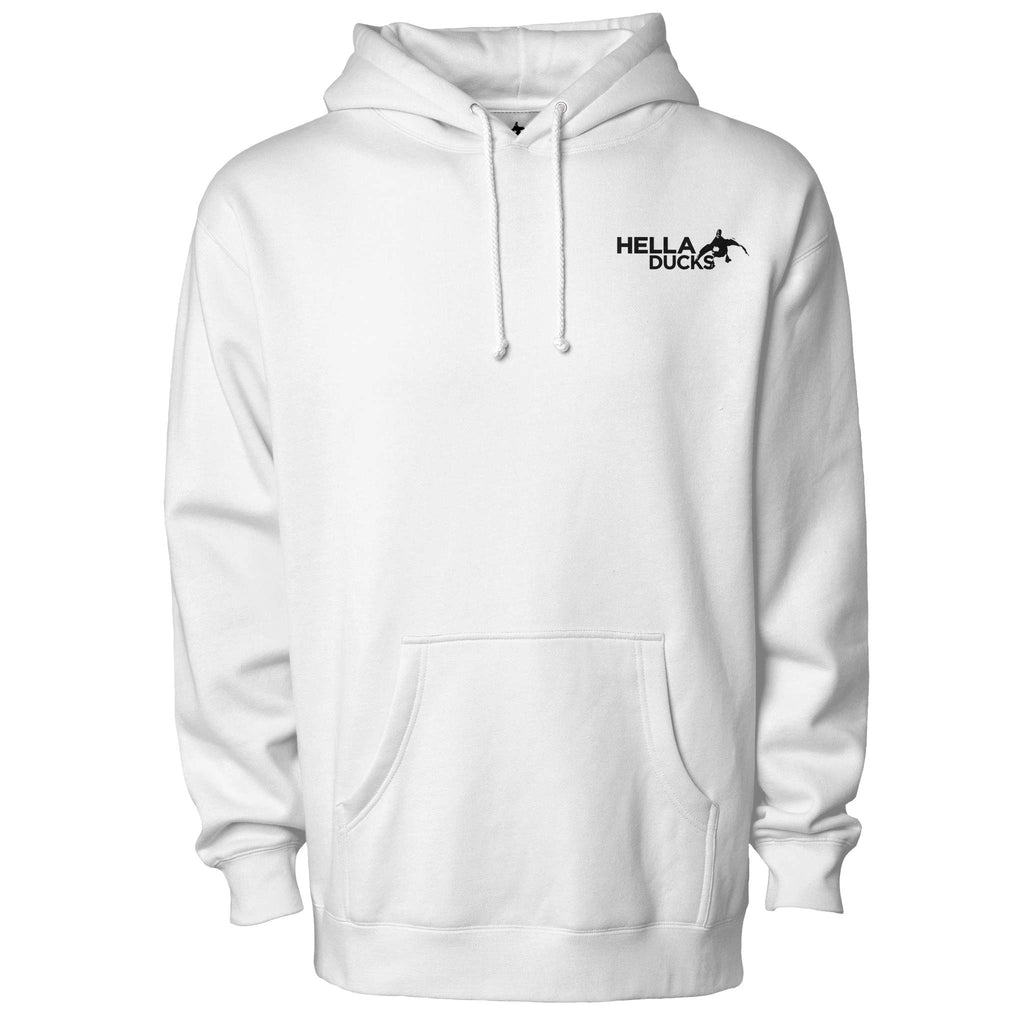 Heavyweight Pullover Hoodie - Snow Ducks