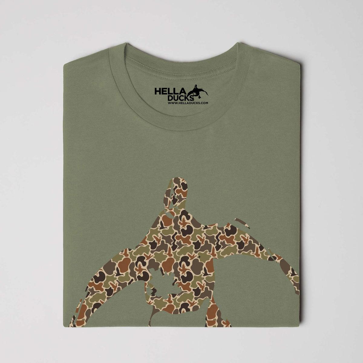 Perfect Cotton Lifestyle Tshirt Camo Duck 2026