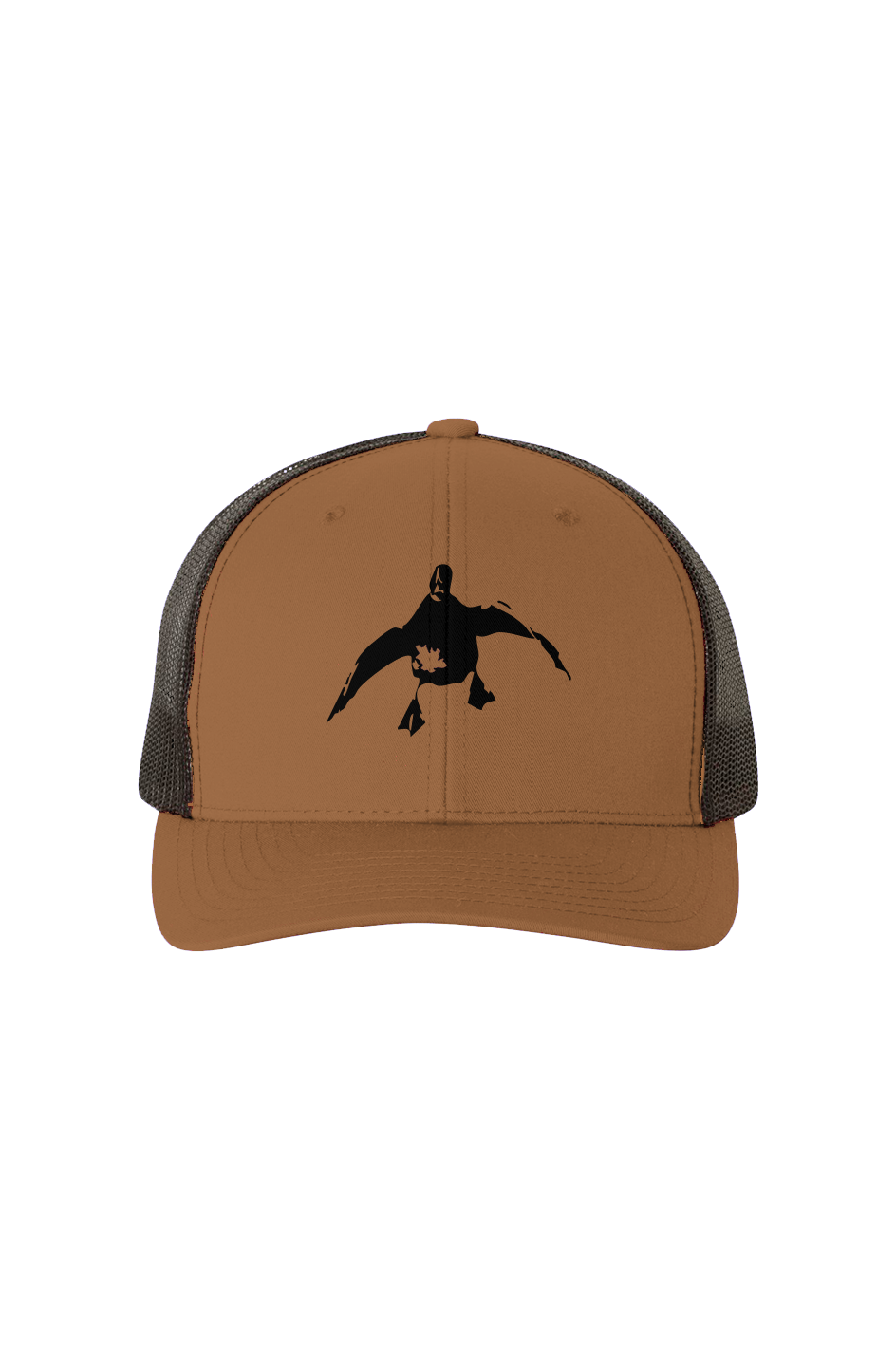 Black Mesh Retro Hella Ducks Trucker Cap