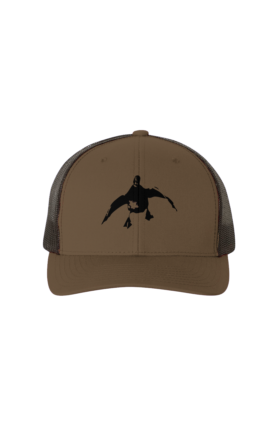 Black Mesh Retro Hella Ducks Trucker Cap