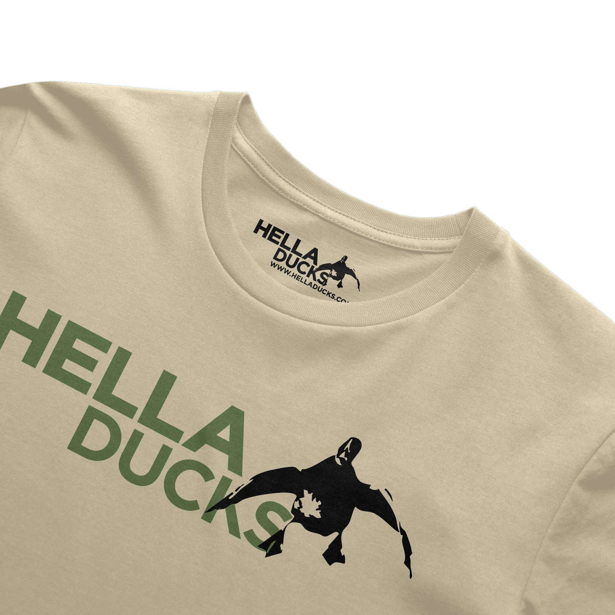 Men 39 s Basic Hella Ducks Logo Tshirt