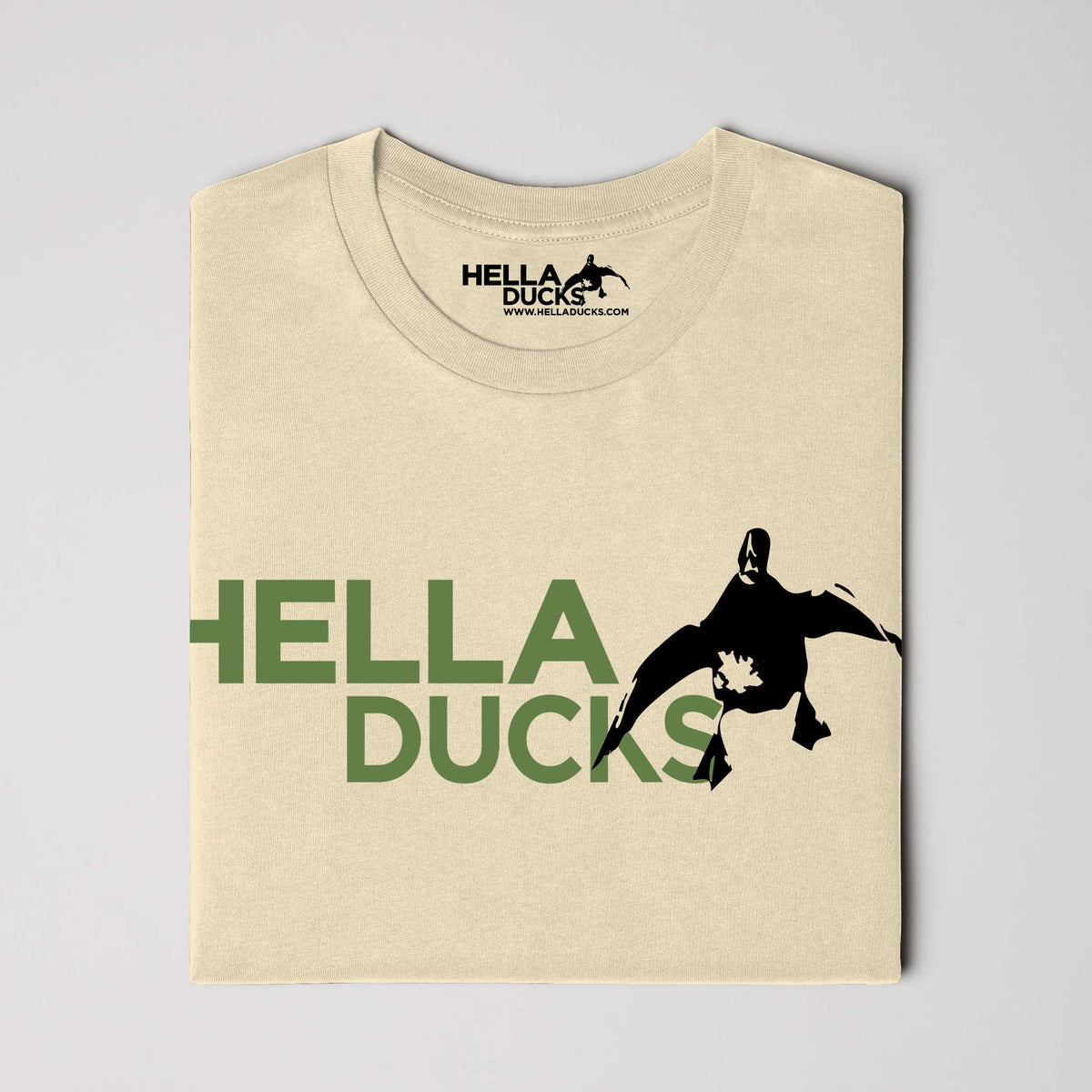Men 39 s Basic Hella Ducks Logo Tshirt