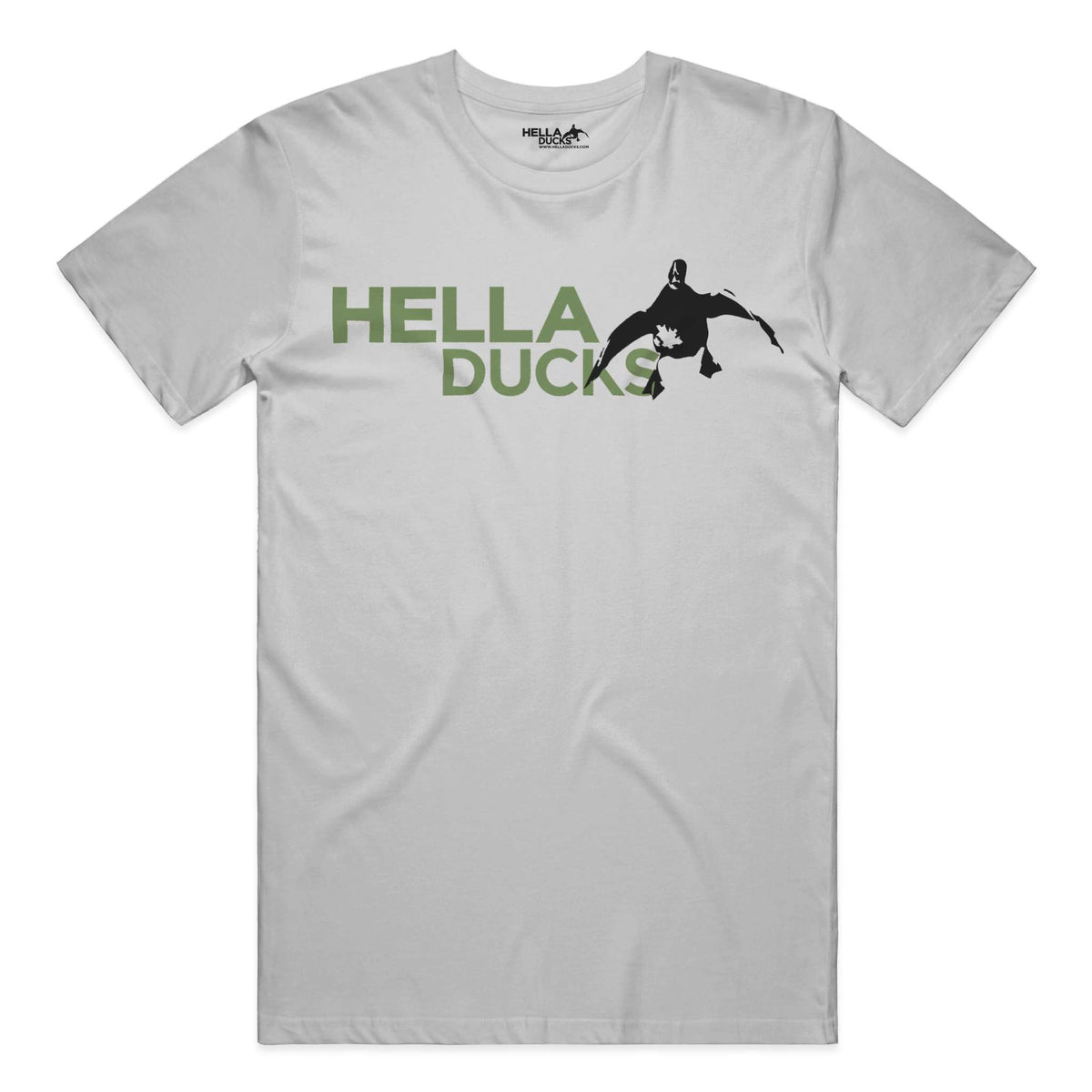 Men 39 s Basic Hella Ducks Logo Tshirt