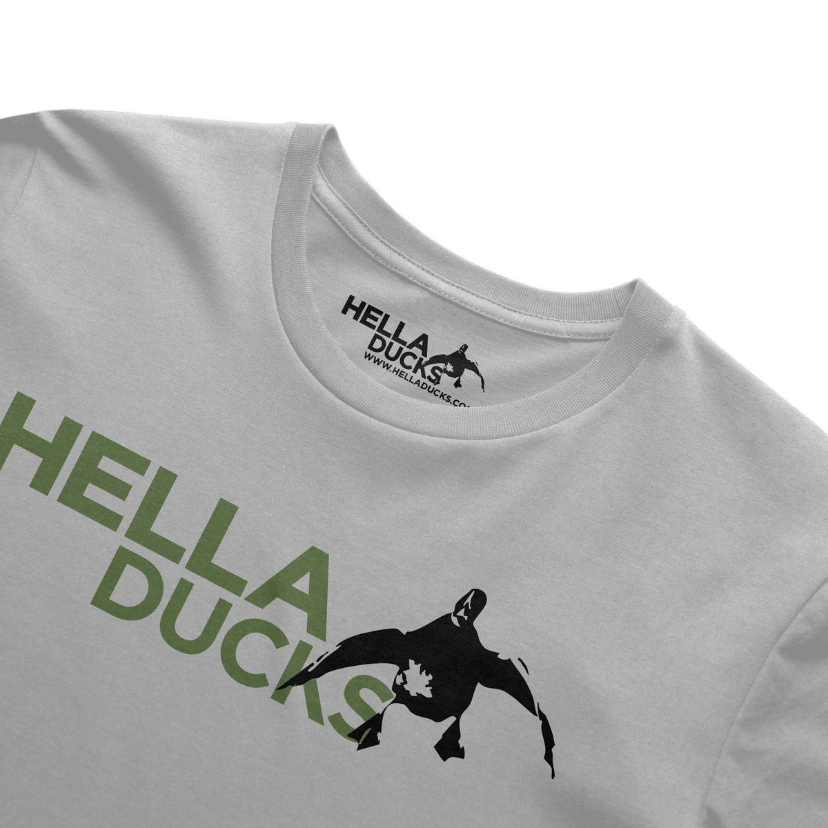 Men 39 s Basic Hella Ducks Logo Tshirt