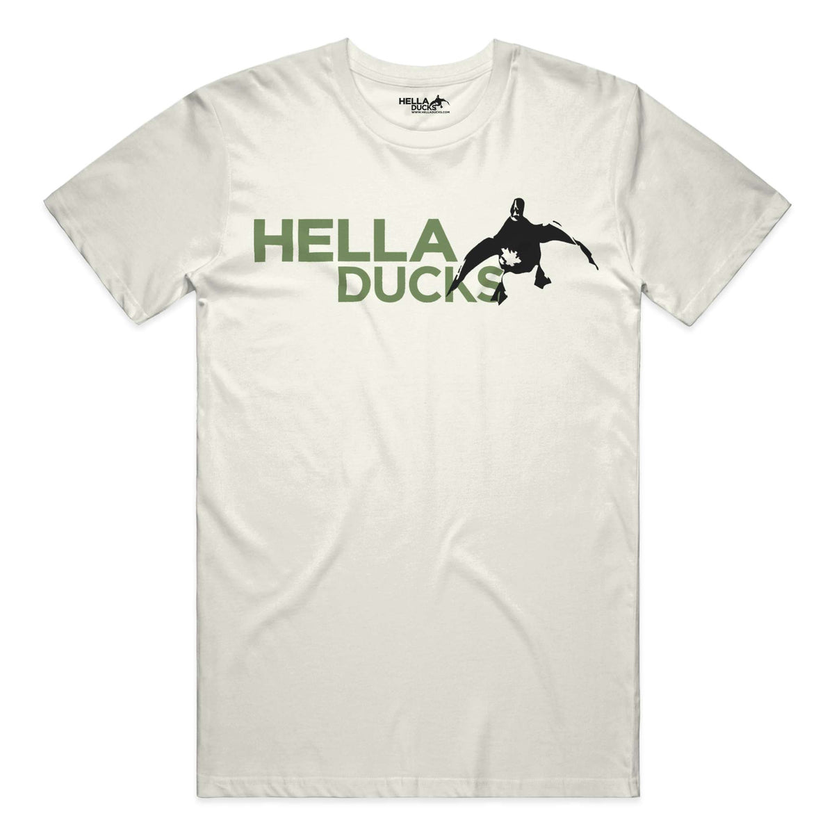 Men 39 s Basic Hella Ducks Logo Tshirt
