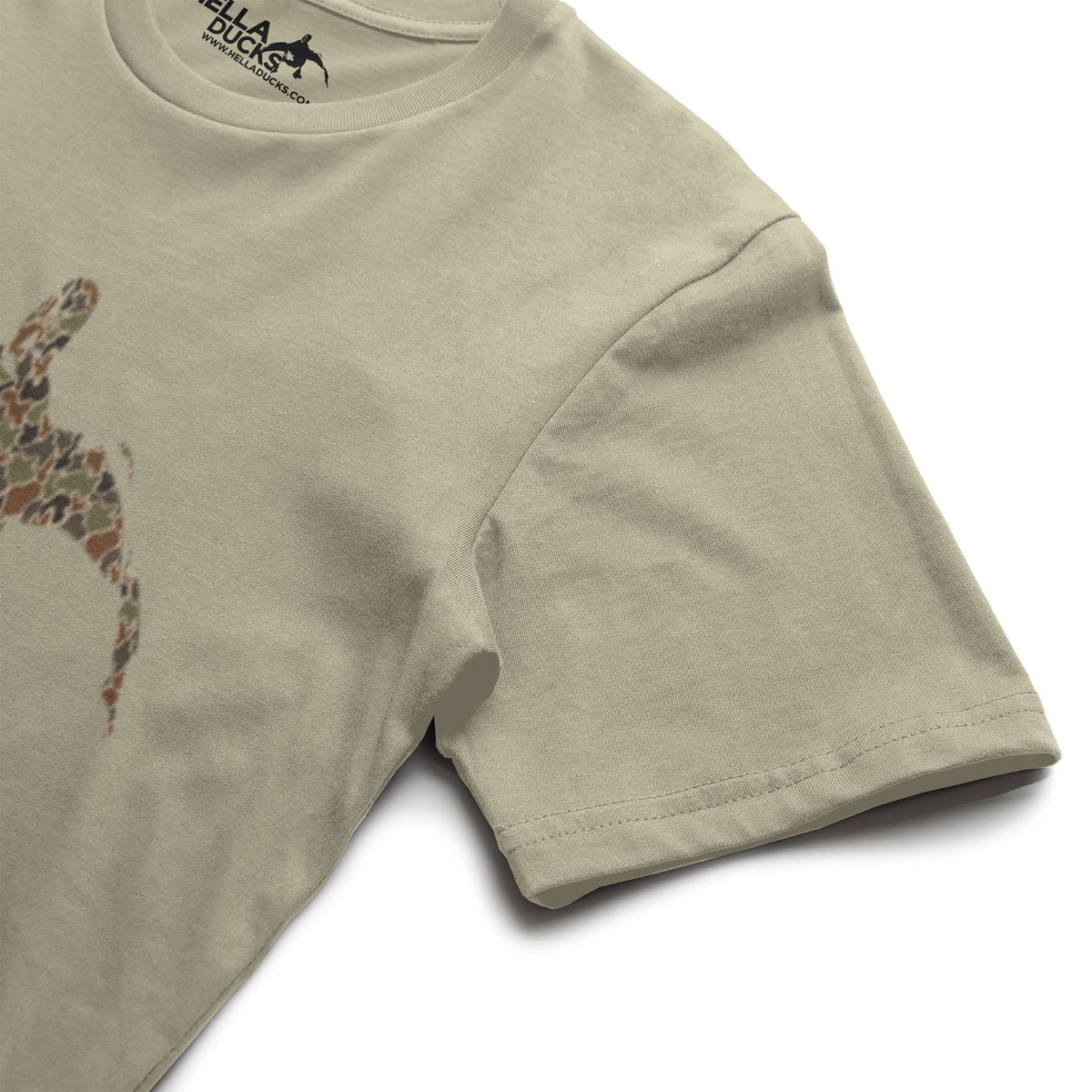 Garment Dyed Camo Hella Ducks Tshirt