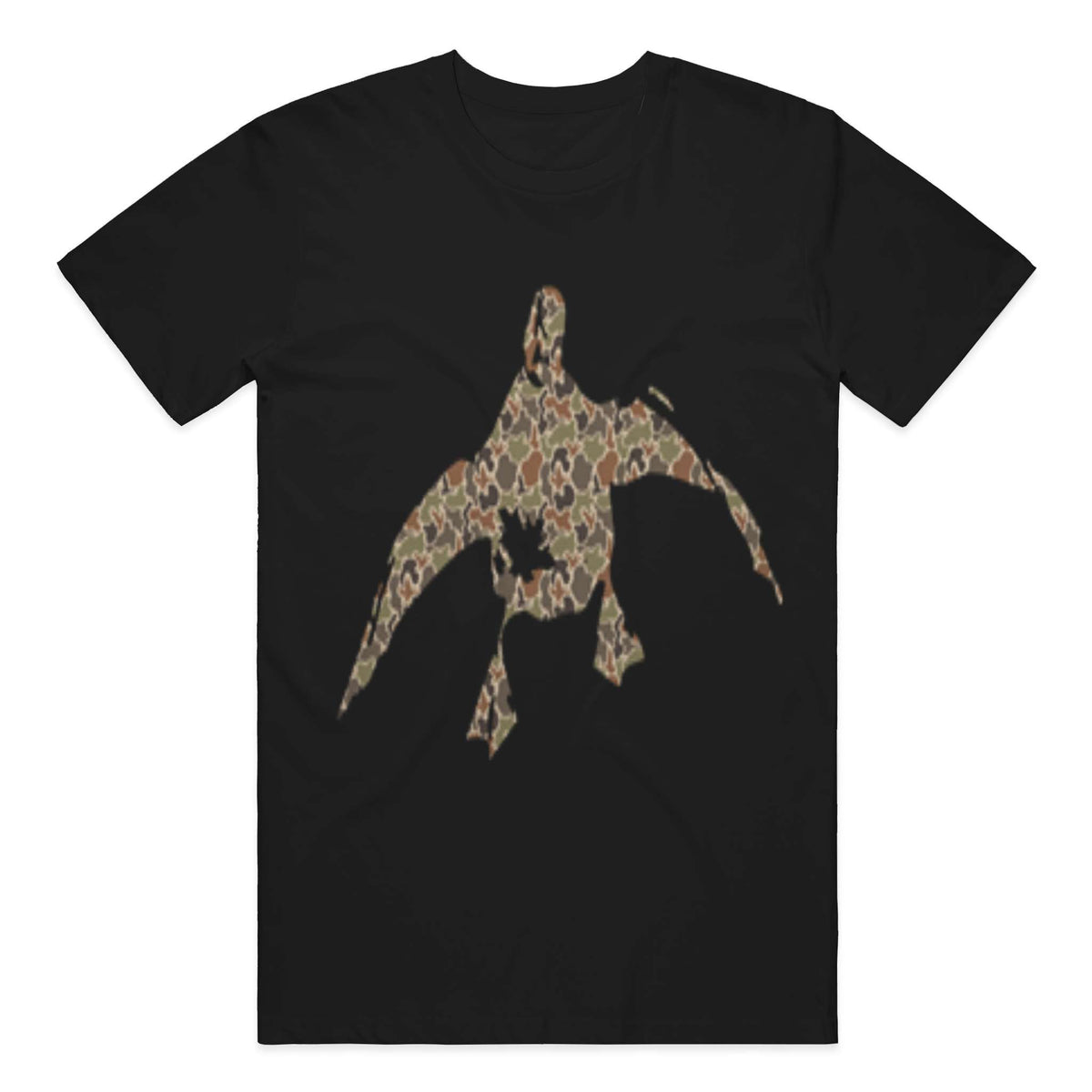 Garment Dyed Camo Hella Ducks Tshirt