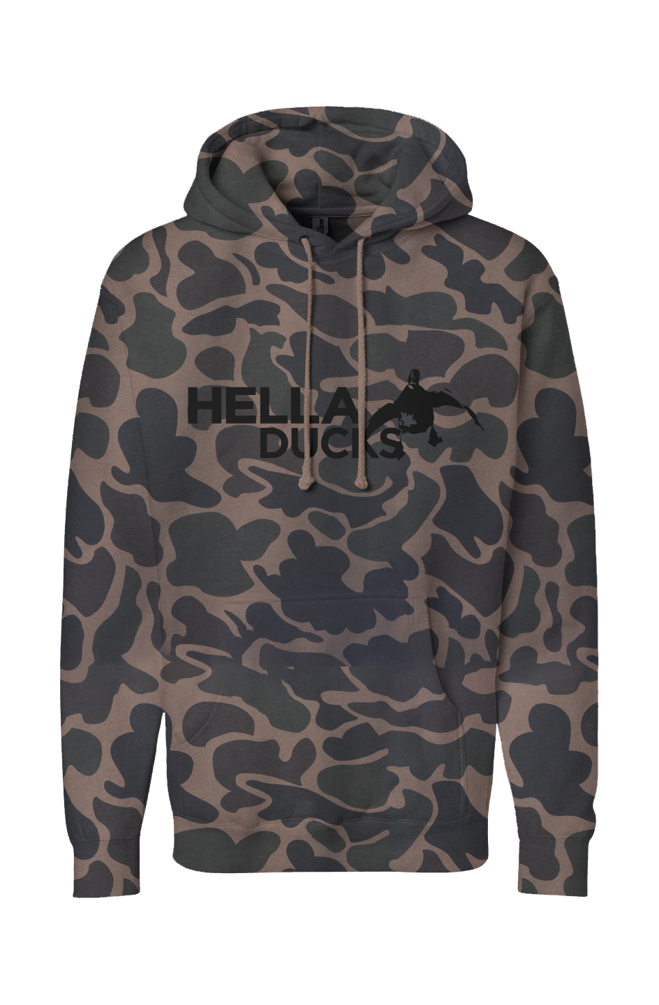 Hella Duck Camo Heavyweight Hoodie