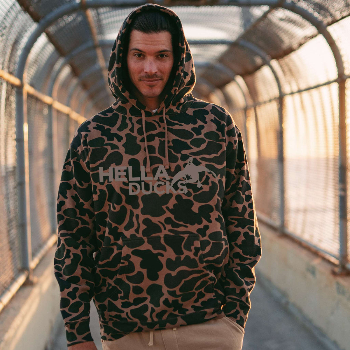 Duck Camo Heavyweight Pull Over Hoodie 2