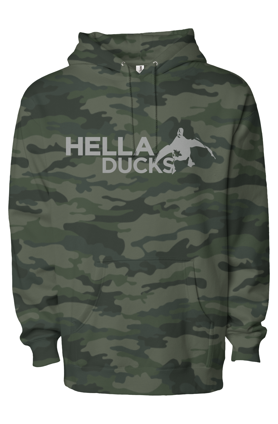 Men's Heavyweight Pullover Hella Ducks Hoodie