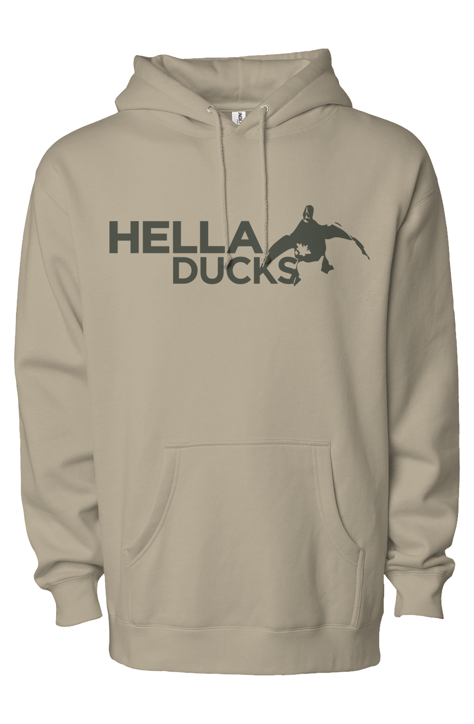 Men's Heavyweight Pullover Hella Duck Hoodie